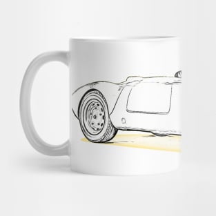 550 Spyder Wireframe Mug